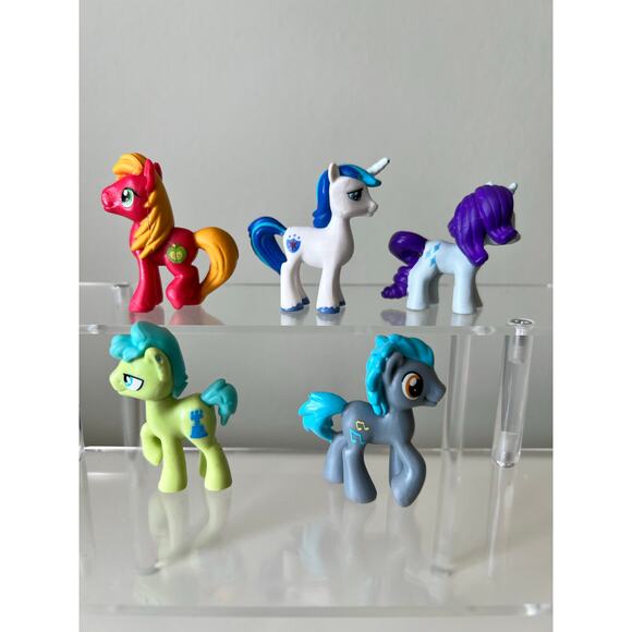 My Little Pony Lot 5 Mini Figures Toy 1.5 to 2 inches tall - Picture 2 of 8
